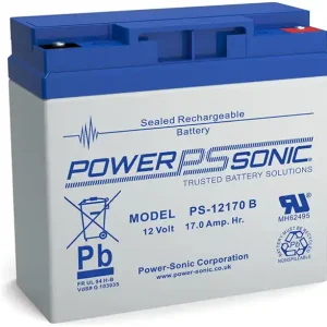 Ausverkauf Powersonic PS 12170 12V 17Ah Blei-Vlies Akku AGM VRLA VdS