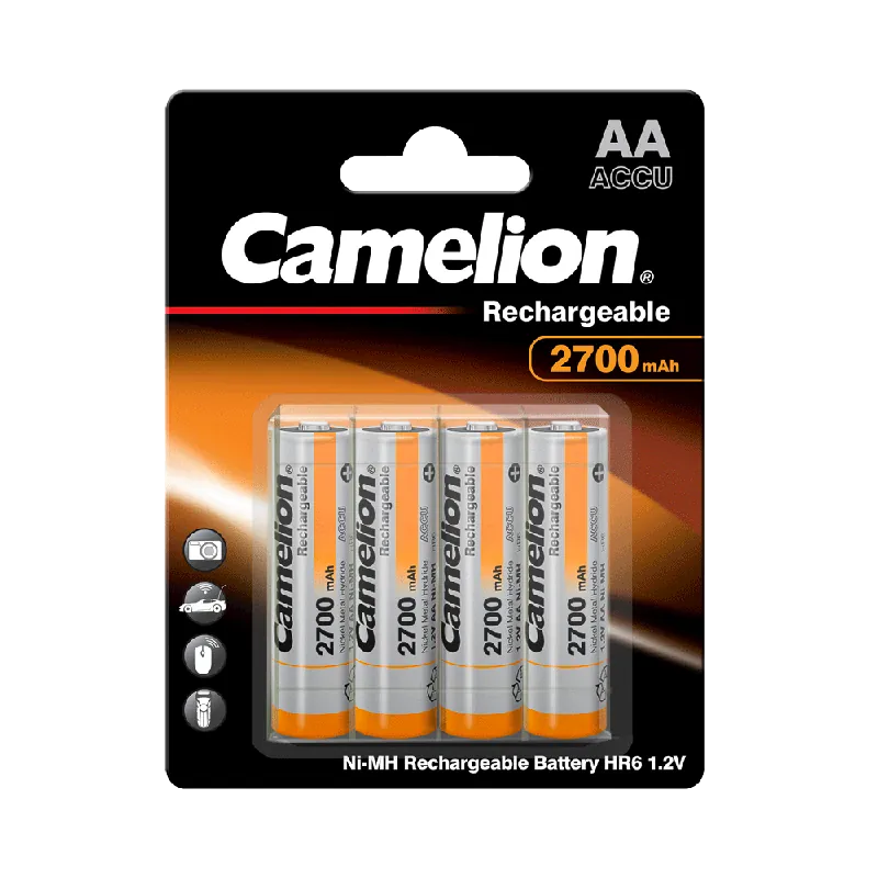 Top-Angebot Camelion Akku Mignon AA 2700mAh NiMH + Box (4er Blister)