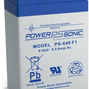 Powersonic PS 640 6V 4,5Ah Blei-Vlies Akku AGM VRLA Saisonangebot