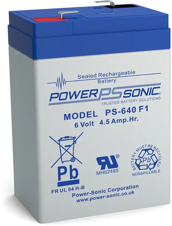 Powersonic PS 640 6V 4,5Ah Blei-Vlies Akku AGM VRLA Saisonangebot