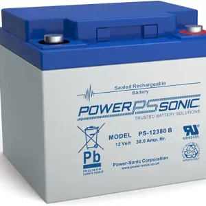 Bestpreis Powersonic PS 12380 12V 38Ah Blei-Vlies Akku AGM VRLA VdS
