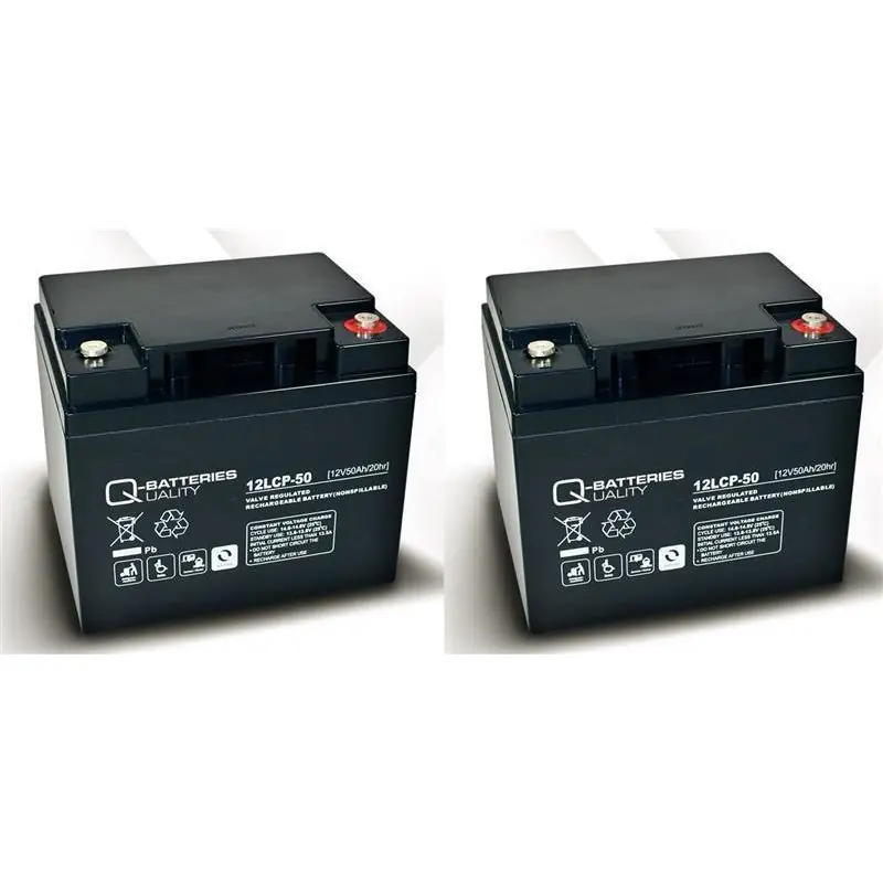 Ersatzakku für Invacare Orion Elektromobil 24V 2 x 12V 50Ah AGM Batterie Knallerangebot