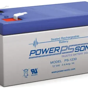 Powersonic PS 1230 12V 3,4Ah Blei-Vlies Akku AGM VRLA VdS Finale Aktion
