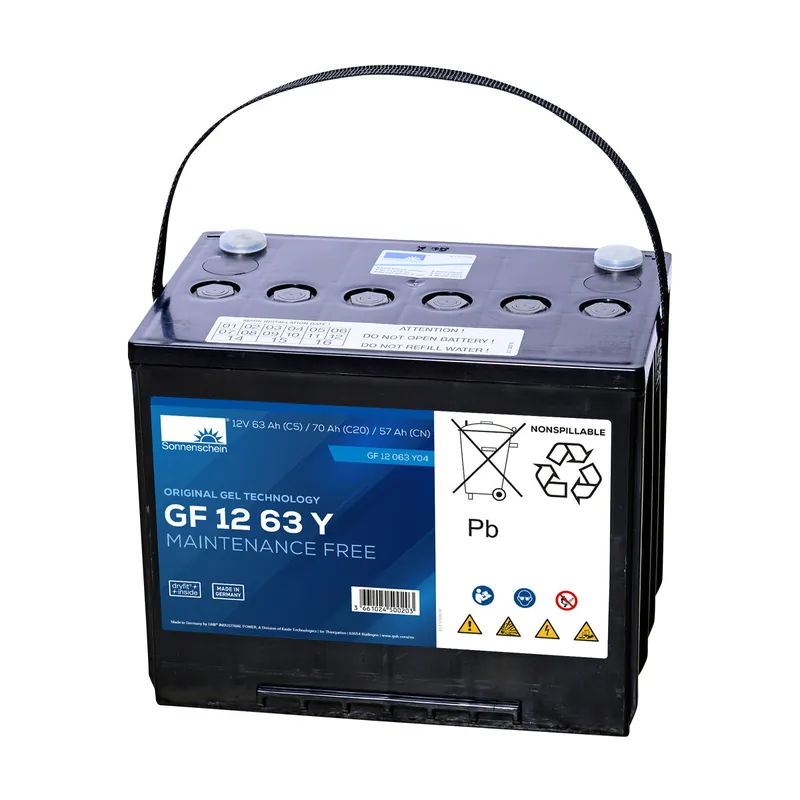Schnäppchen Exide Sonnenschein GF 12 063 Y O dryfit Blei Gel Antriebsbatterie 12V 63Ah (C5) VRLA