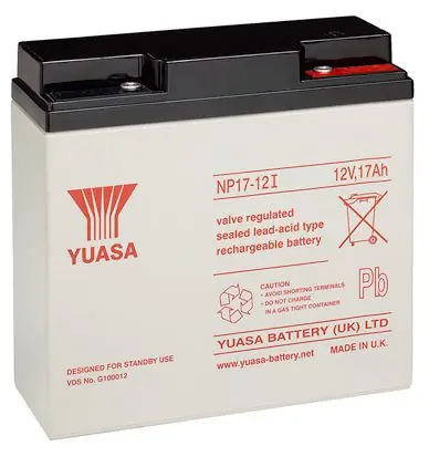Yuasa NP17-12I 17Ah 12V Bleiakku NP 17-12I VdS Zulassung Neue Ware