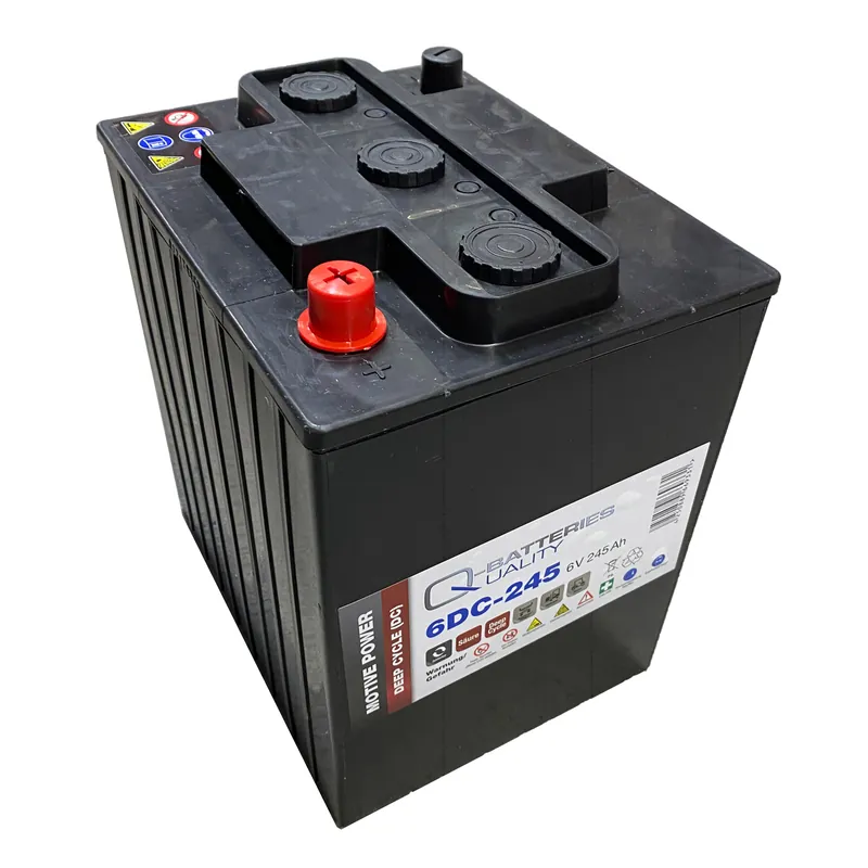 Preisreduziert Q-Batteries 6DC-245 6V 245Ah Deep Cycle Traktionsbatterie