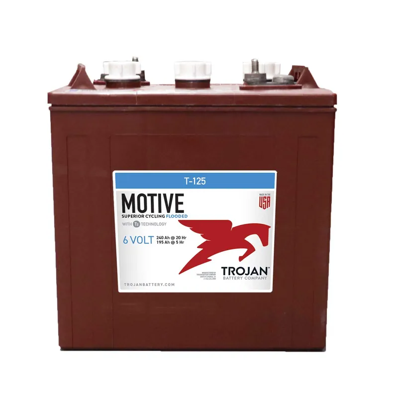 Billig Trojan T-125 6V 240Ah Deep Cycle Traktionsbatterie ELPT-Anschluss