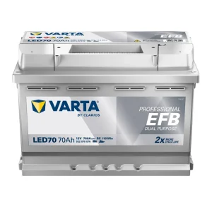 Begrenztes Angebot Varta LED70 Professional EFB 12V 70Ah 760A Versorgungsbatterie