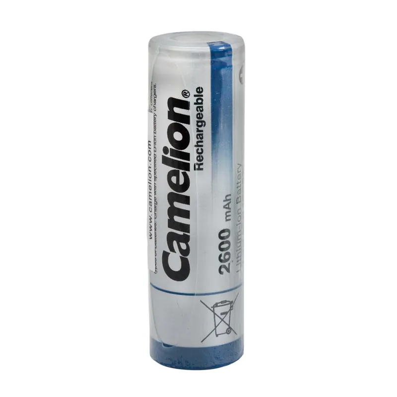 Camelion Lithium-Ion Akku 3.7V 2600mAh ICR18650F-26 Flattop Preis Gesenkt