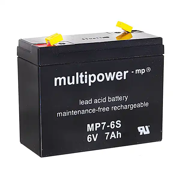Multipower MP7-6S / 6V 7Ah Blei Akku AGM Schneller Versand