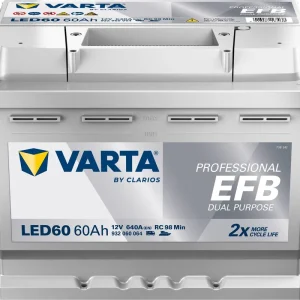 Varta LED60 Professional EFB 12V 60Ah 640A Versorgungsbatterie Markenware
