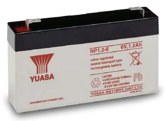 Yuasa NP1.2-6 AGM Batterie 6V 1,2Ah Top-Preis
