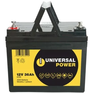 Universal Power 12-36 12V 36Ah AGM Batterie Bleiakku für E-Mobile zyklisch Preisknaller