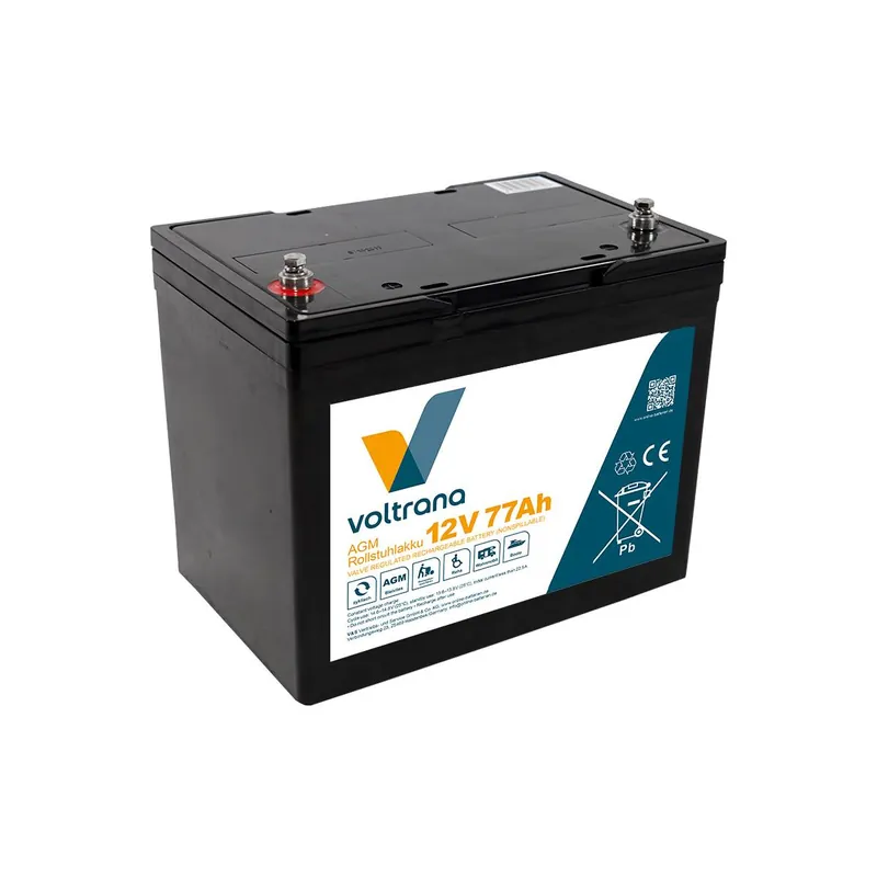 Voltrana Rollstuhlakku 12V 75Ah AGM Neue Ware