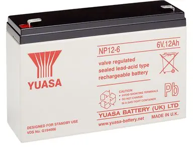 Yuasa NP12-6 12Ah 6V Bleiakku / AGM NP 12-6 VdS Zulassung G194006 Top-Angebot