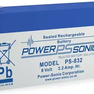 Solange Der Vorrat Reicht Powersonic PS 832 8V 3,2Ah Blei-Vlies Akku AGM