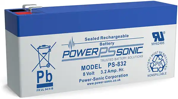 Solange Der Vorrat Reicht Powersonic PS 832 8V 3,2Ah Blei-Vlies Akku AGM