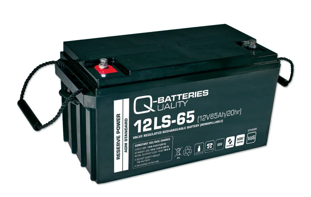 Ersatzakku für Panasonic LC-X1265PG 12V 65Ah AGM Batterie VdS Echt