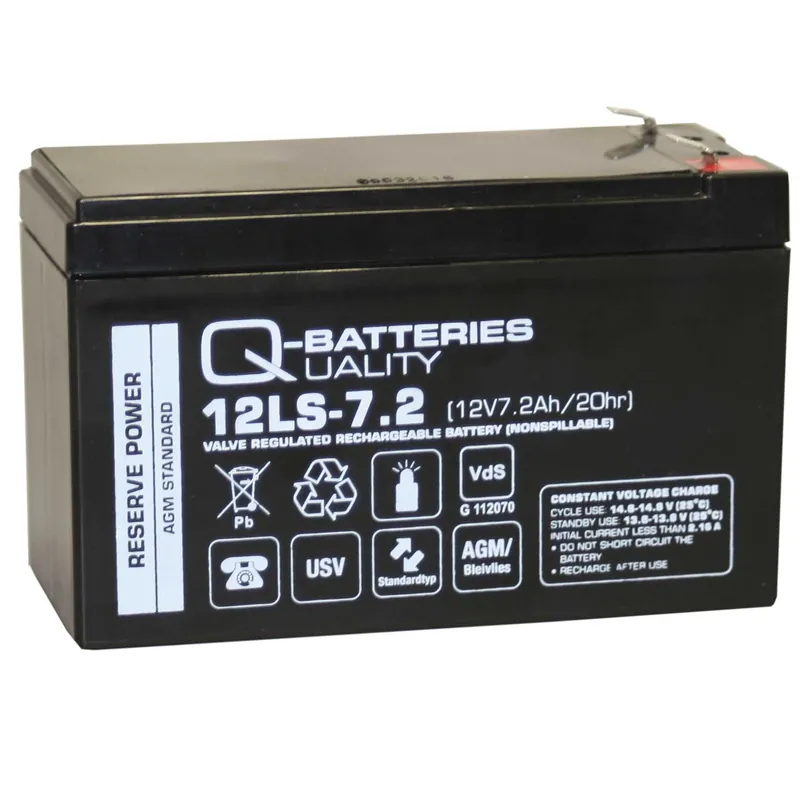 Ersatzakku für ABUS Terxon MX Hybridalarmzentrale AGM Batterie 12V 7,2Ah mit VdS Neue Ware