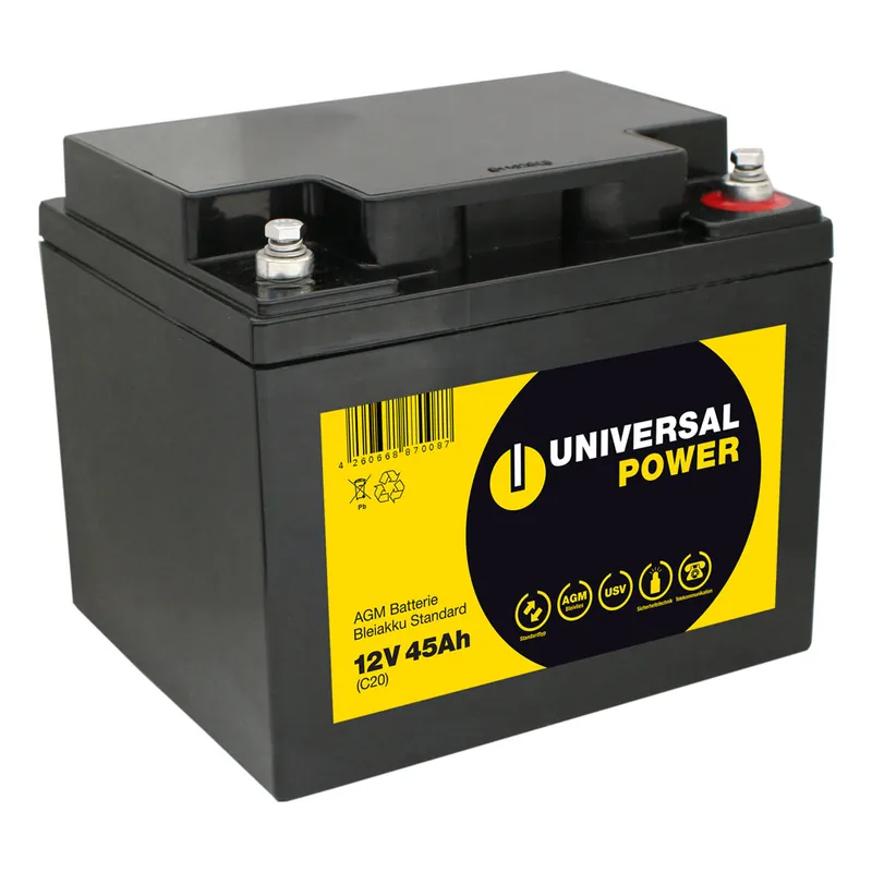 Jetzt Kaufen Universal Power AGM UPS12-45 12V 45Ah AGM Batterie USV Akku wartungsfrei