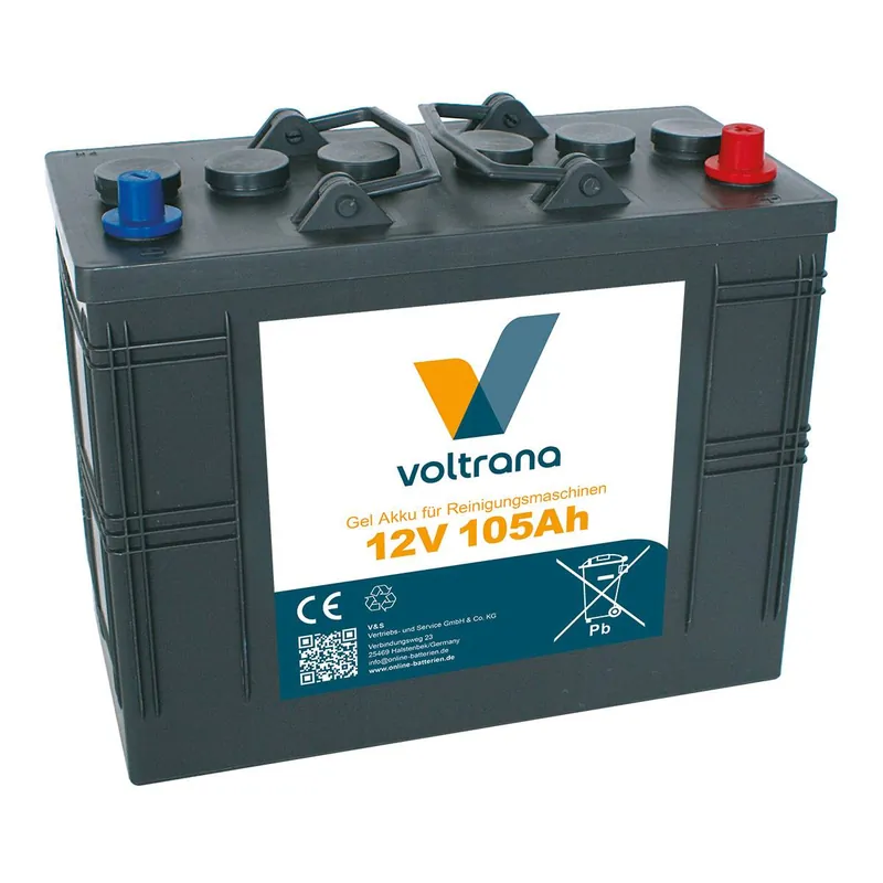 Rabatt Voltrana Gel Akku für Reinigungsmaschine 12V 105Ah