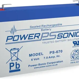 Top-Preis Powersonic PS 670 6V 7Ah Blei-Vlies Akku AGM VRLA