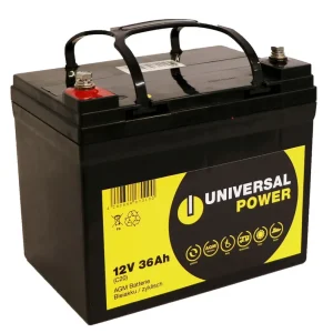Universal Power 12-36 12V 36Ah AGM Rasenmäher Akku Highlight