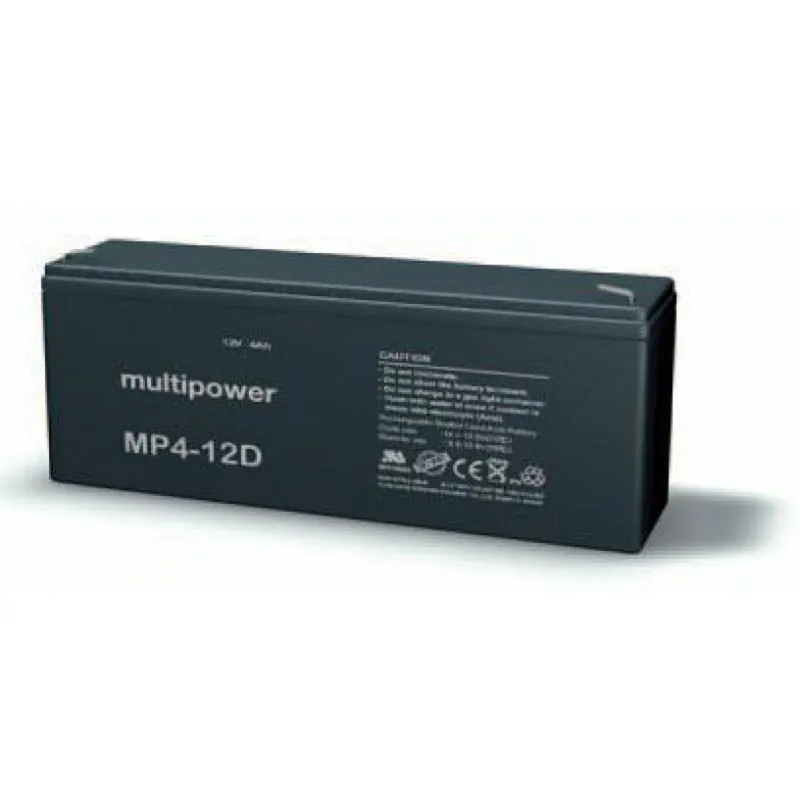 Billig Multipower MP4-12D / 12V 4Ah Blei Akku AGM