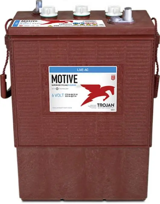 Top-Angebot Trojan L16E-AC 6V 370Ah Deep Cycle Traktionsbatterie EUTR-Anschluss