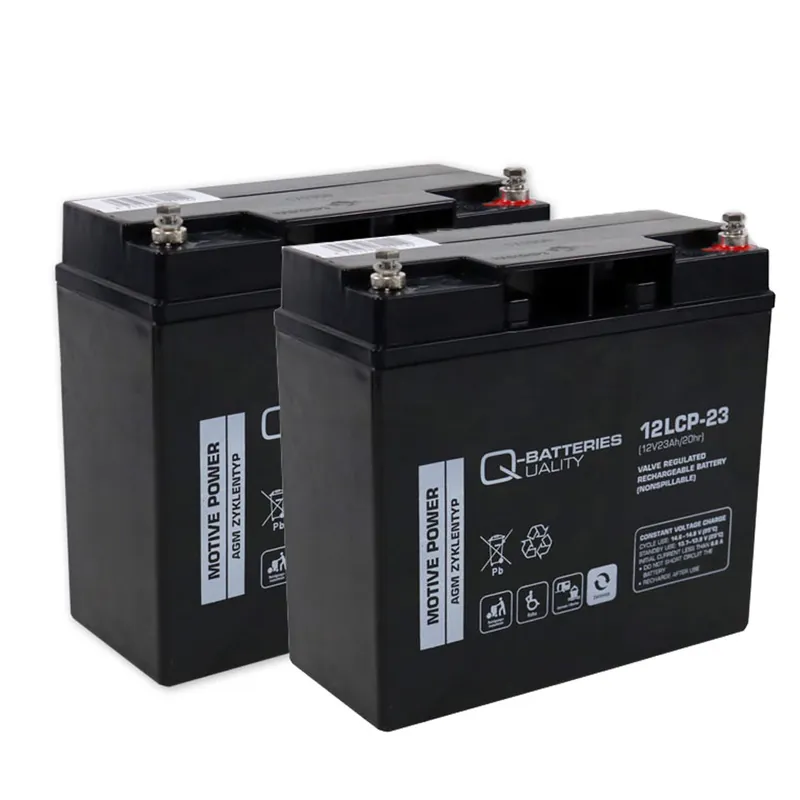 Letzte Chance Ersatzakku GreenStreet Elektromobil 2 Batterien 12V 23Ah