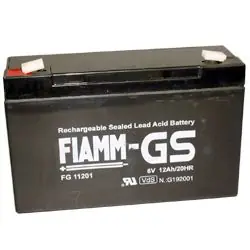 Fiamm FG11201 6 V 12Ah Blei Akku / Blei Akku / AGM Blei Vlies VdS Preis Gesenkt