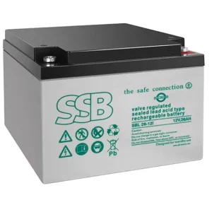 SSB SBL 26-12i AGM Batterie 12V 26Ah (C10) Sichere Zahlung