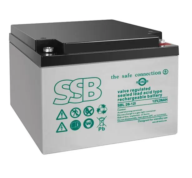 SSB SBL 26-12i AGM Batterie 12V 26Ah (C10) Sichere Zahlung