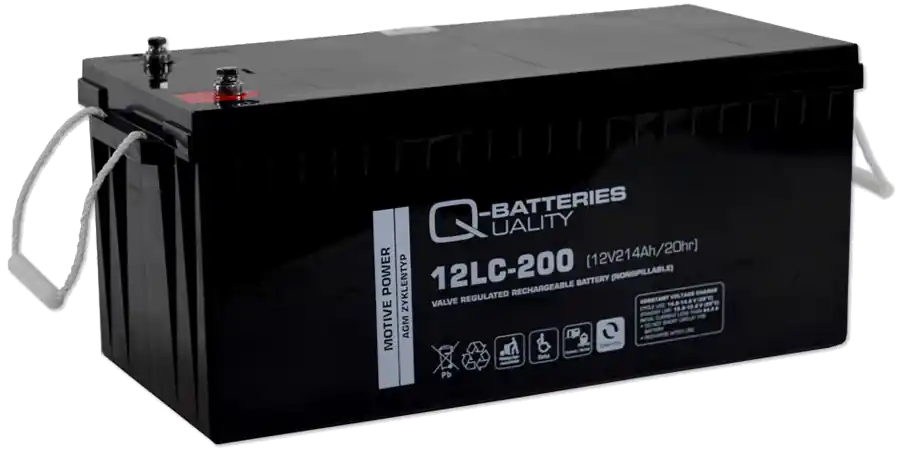 Q-Batteries 12LC-200 / 12V - 214Ah Blei Akku Zyklentyp AGM - Deep Cycle VRLA Sale