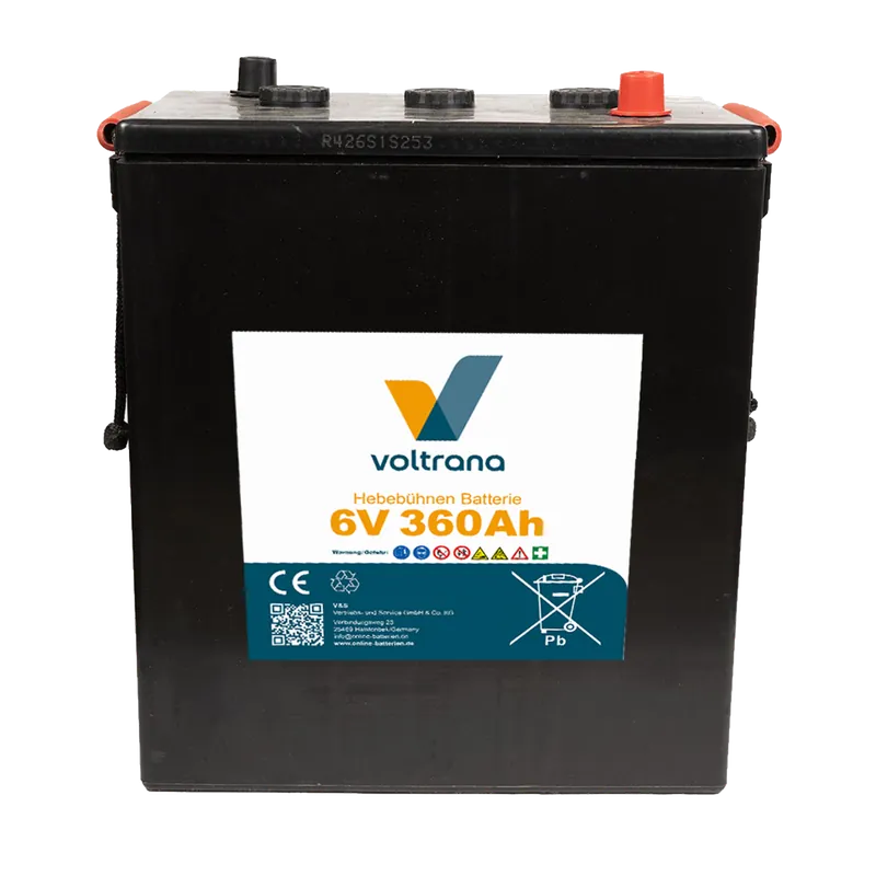 Voltrana Hebebühnen Batterie 6V 360Ah Versand Am Gleichen Tag
