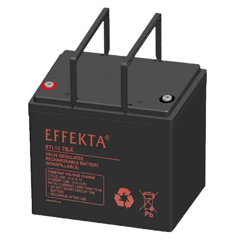 Bestseller Effekta BTL 12-75LX 12V 75Ah Blei Akku / Blei-Vlies Akku AGM VRLA