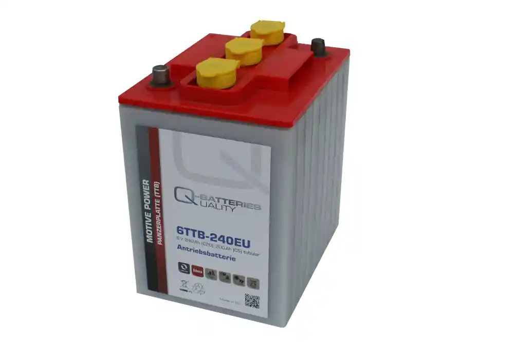 Q-Batteries 6TTB-240EU 6V 240Ah (C20) geschlossene Blockbatterie, positive Röhrchenplatte Schnäppchen