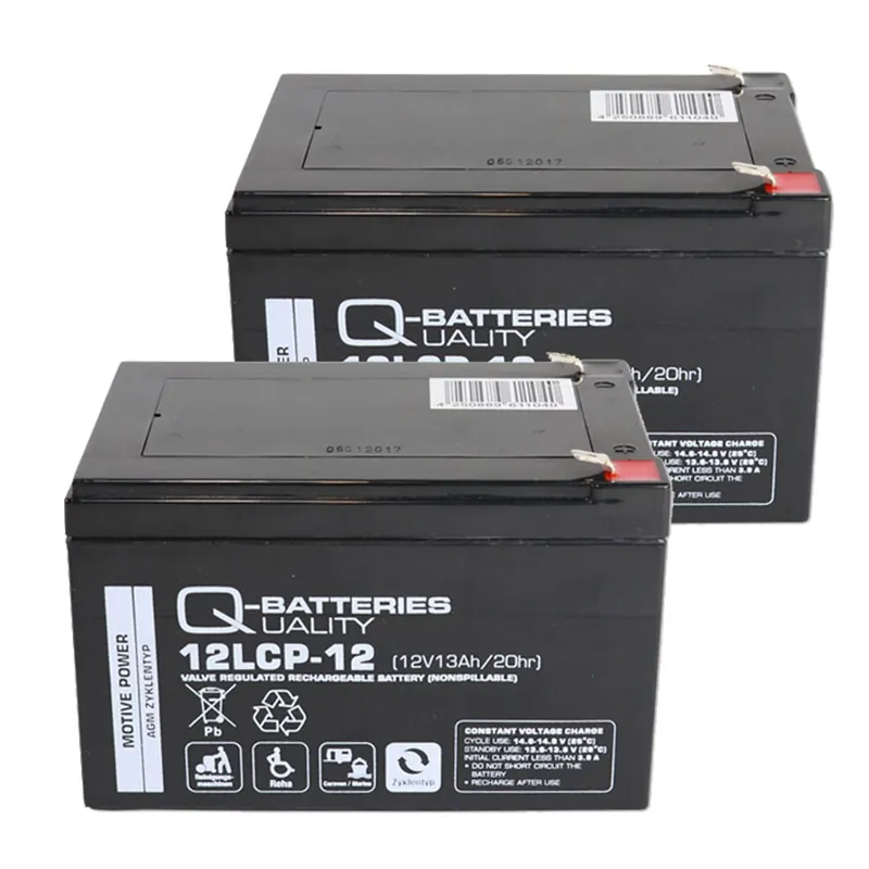 Neu Ersatzakku AGM Batterie für Kinderfahrzeug 2 x 12V 13Ah