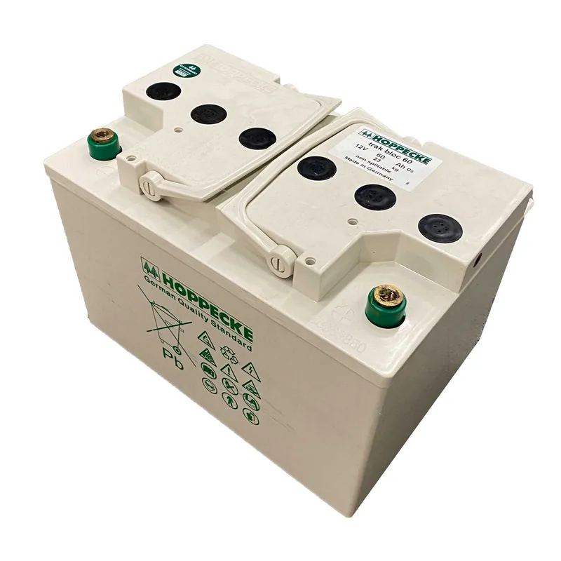 Nur Für Kurze Zeit Hoppecke trak bloc 12 TB 60 / 12V 60Ah (C5) wartungsfreie AGM Blockbatterie M8+ Konusdapter
