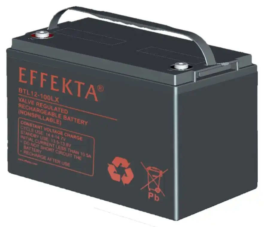 Effekta BTL 12-100LX 12V 100Ah Blei-Akku Blei-Vlies Akku AGM VRLA Günstig