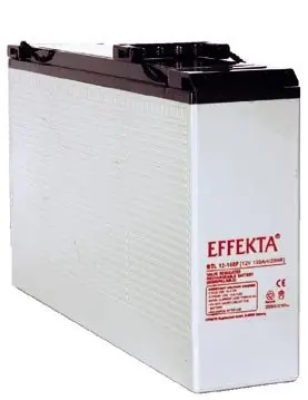 Zertifiziert Effekta BTL 12-105F 12V 105Ah Frontterminal Blei Akku / Blei-Vlies-Akku AGM VRLA