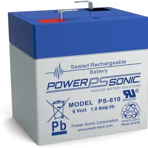 Saisonangebot Powersonic PS 610 6V 1,0Ah Blei-Vlies Akku AGM