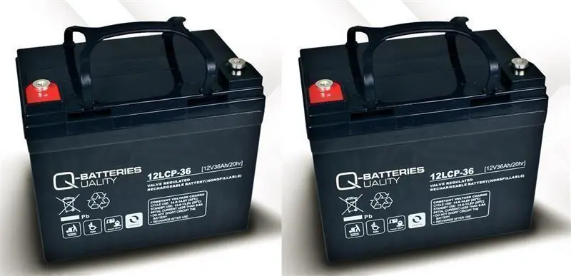 Ersatzakku für Shoprider Gemini 2 St. Q-Batteries 12LCP - 36 / 12V - 36Ah Zyklentyp AGM VRLA Letzte Chance