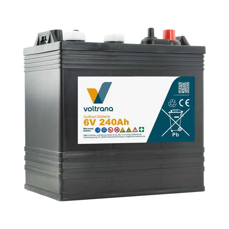 Voltrana Golfcart Batterie 6V 240Ah Preisknaller