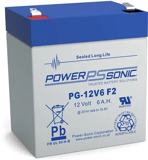 Powersonic PG-12V6 12V 6Ah Blei-Vlies Akku AGM VRLA Schneller Versand
