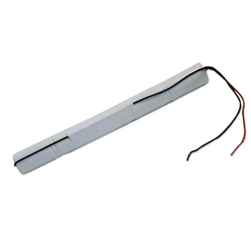Letzte Chance Akku Pack 6V 1800mAh für Notbeleuchtung Stab NiCd L5x1 5xSub-C Hochtemperaturzellen Kabel