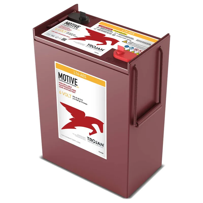 Trojan L16-AES 6V 355Ah (C20) Deep Cycle Blei-AGM Traktionsbatterie DT-Anschluss Highlight