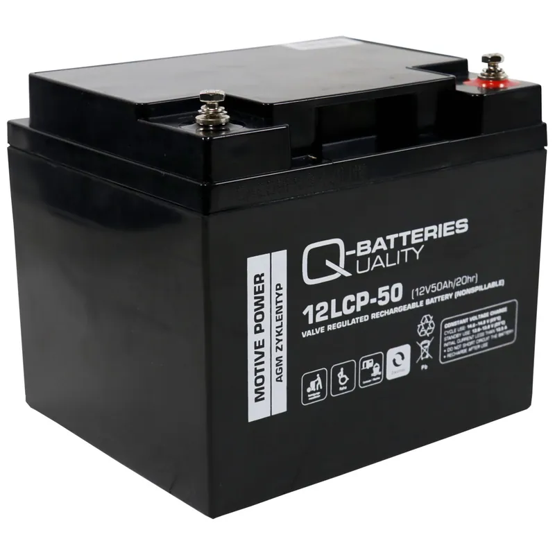 Ersatzakku für Panasonic LC-XC1238P 12V 50Ah AGM Batterie zyklenfest Abverkauf