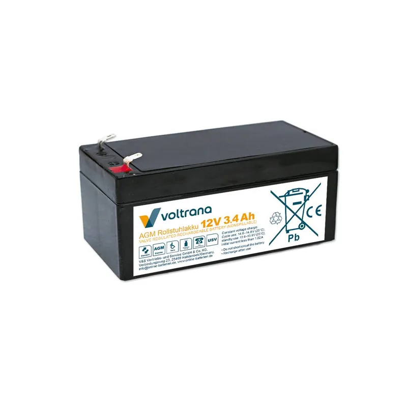Heißes Angebot Badewannenlifter-Akku passend für Aquatec Beluga 12V 1 x 12V 3,4Ah – Voltrana Ersatzakku