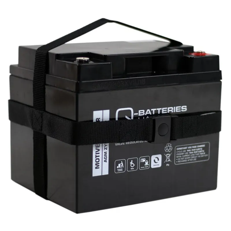 Expressversand Q-Batteries 12LCP-36 12V 36Ah AGM Bleiakku mit Tragegurt